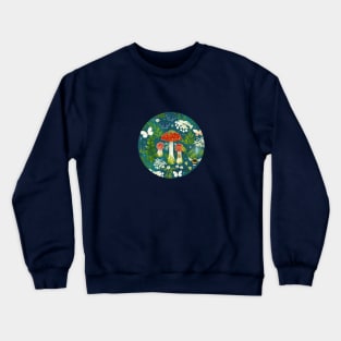 In my garden (teal) Crewneck Sweatshirt